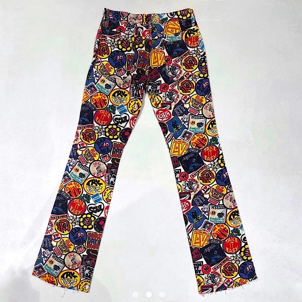Vintage Hysteric Glamour Sticker Bomb Patchwork
Jeans